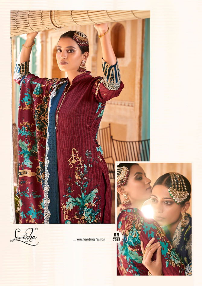 Maria M Print By Levisha Pakistani Style Pashmina Dress Material Wholesale Shop In Surat